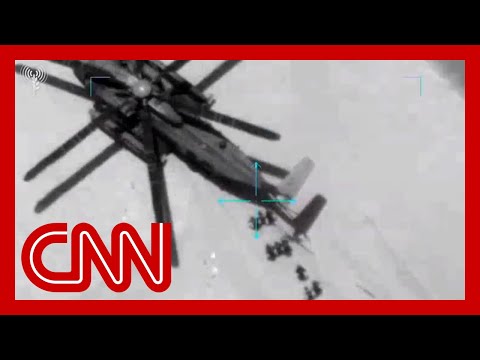 Video shows helicopter rescue of Israeli hostages
