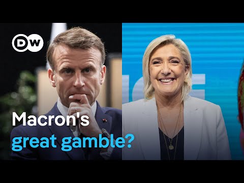 France’s Macron calls snap parliamentary election after Le Pen’s far-right wins EU vote | DW News