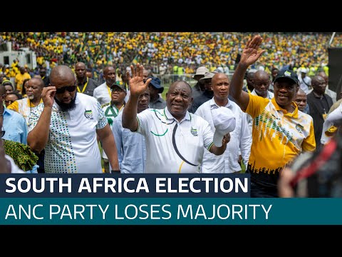 South Africa election: ANC loses its 30-year majority in landmark vote | ITV News
