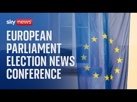European Parliament election news conference