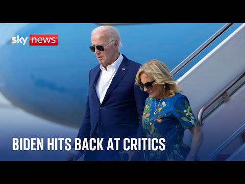 ‘Time to end it’: Biden says he will stay in the race – and tells party to put drama aside
