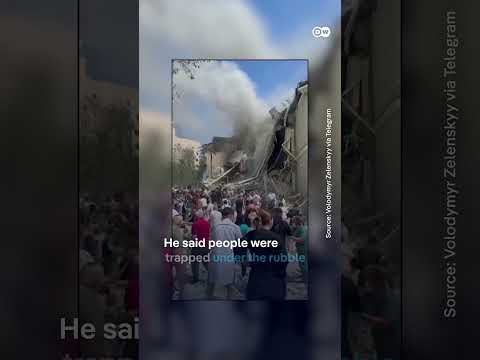 President Zelenskyy shares video from children’s hospital hit by Russian attack | DW News