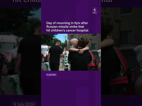 Day of Mourning in Kyiv after deadly Russian missile strike that hit children’s cancer hospital