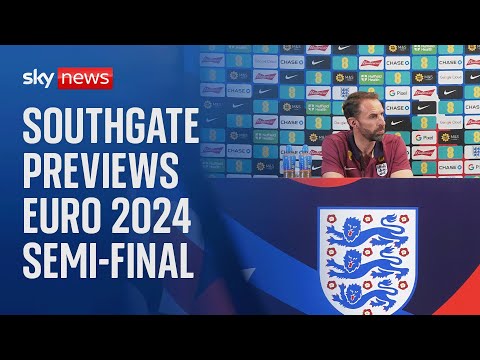 Watch live: Gareth Southgate previews England’s Euro 2024 semi-final against The Netherlands