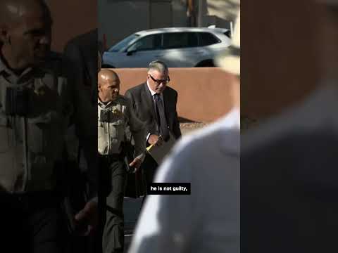 Actor Alec Baldwin arrives at court for “Rust” shooting trial