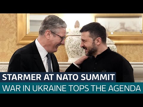 Keir Starmer meets President Biden at Oval Office after pushing Nato to support Ukraine | ITV News