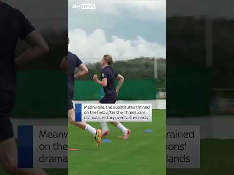 How are England preparing for final?