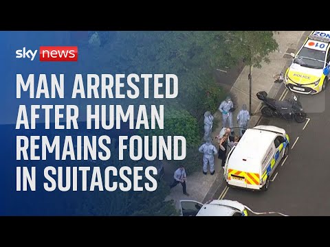 Man arrested in London in connection with human remains found in suitcases in Bristol