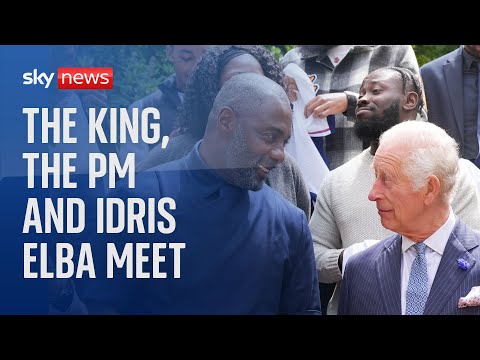 The King and Idris Elba discuss youth violence at King’s Trust event