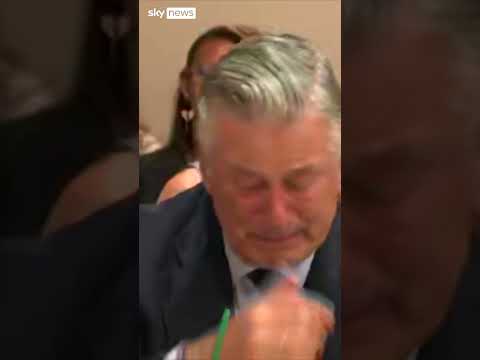 Alec Baldwin breaks down in court