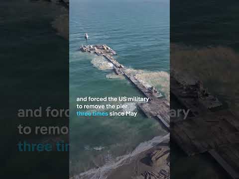 Gaza’s floating pier to shut down, says US | DW News