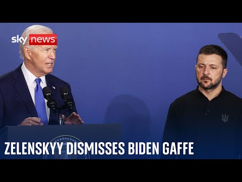 Zelenskyy quizzed over Biden referring to him as ‘President Putin’