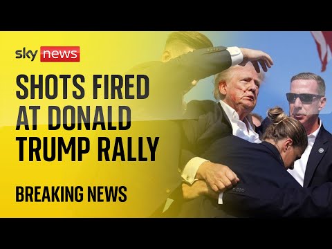 BREAKING: Gunshots reportedly fired at Donald Trump rally – as former president rushed off stage