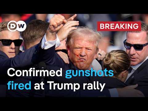 At least one person killed after gun shots at Trump rally | DW News