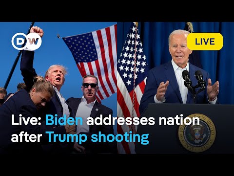 Live: Biden gives speech after Trump shooting | DW News