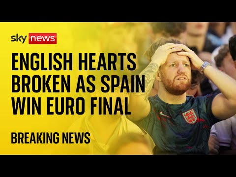 BREAKING: Heartbreak for England as Spain win Euro 2024 final