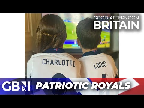 Princess of Wales shares sweet photo of Charlotte and Louis watching England in the Euro final