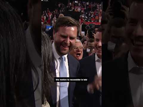 JD Vance formally nominated for VP at RNC