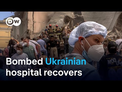 How Ukrainian doctors keep chronically sick kids alive after Russia bombed their hospital | DW News