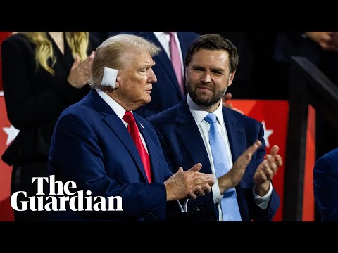 Donald Trump makes first public appearance since assassination attempt