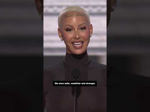 Amber Rose explains why she’s voting for Trump at RNC