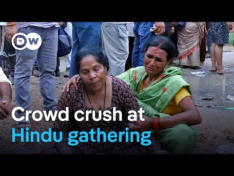 At least a hundred dead after stampede in northern India | DW News