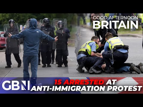 Police ‘create HAVOC’ at anti-immigration protest in Dublin as locals ‘fear for their children’