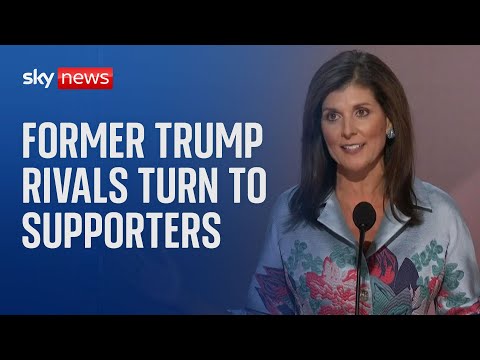 Former rivals of Donald Trump turned into supporters at the Republican National Convention