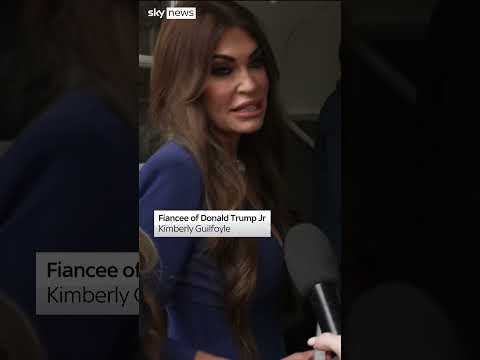 Donald Trump ‘doing well’ says son’s fiancee