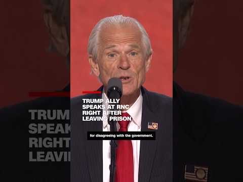 Trump ally speaks at RNC right after leaving prison