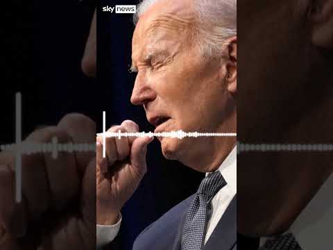 Joe Biden heard sounding unwell during interview