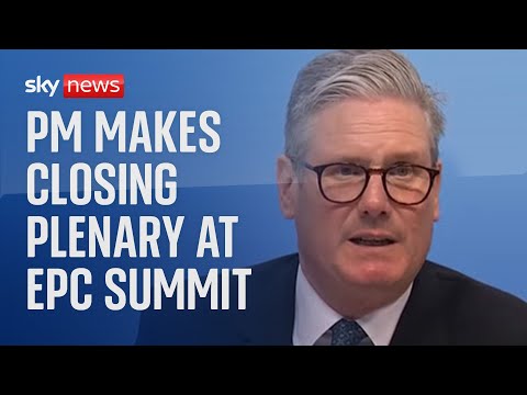 Watch live: Prime minister delivers closing plenary at European Political Community summit