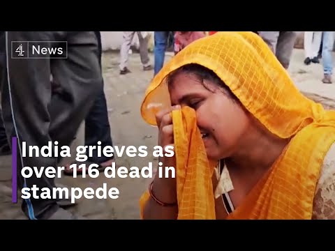 At least 116 killed in stampede during religious festival in India