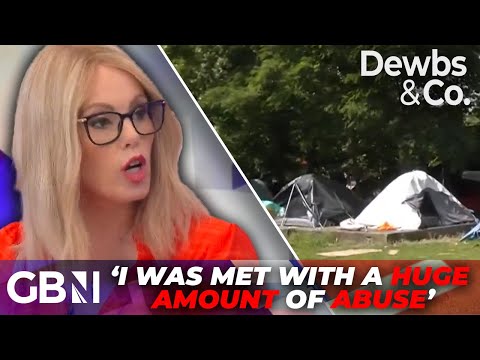 Michelle Dewberry met with ‘HUGE amount of abuse’ at Park Lane migrant ‘tent city’