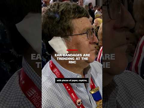 Ear bandages are trending at the RNC