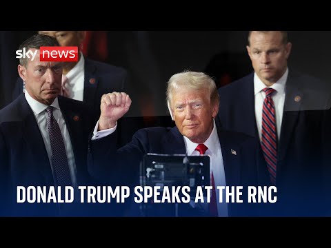 Donald Trump accepts the Republican nomination & addresses assassination attempt for the first time