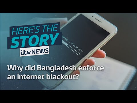 Why did Bangladesh enforce an internet blackout? | ITV News