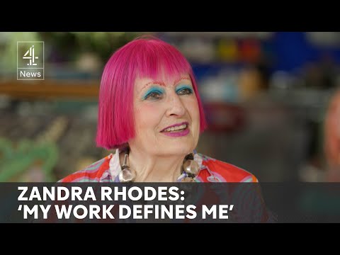 Dame Zandra Rhodes looks back on her six decades at the forefront of British style