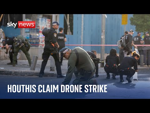 Iran-backed Houthis claim responsibility for deadly drone strike on Tel Aviv