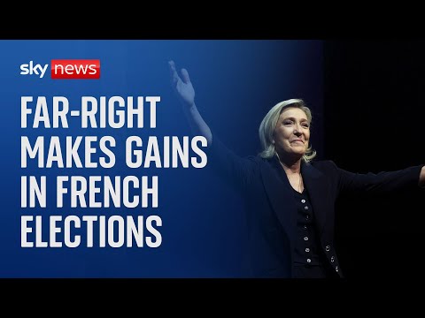 Marine Le Pen’s far-right National Rally party leads in first round of French election