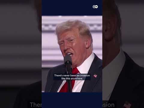 Trump talks about southern border ‘invasion’ | DW News