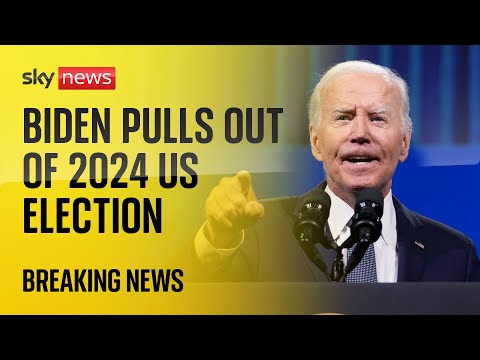 BREAKING: Joe Biden pulls out of 2024 US presidential race