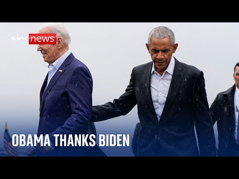 Obama thanks Biden – but no immediate endorsement of who’s next