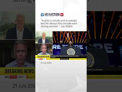 Joe Walsh: ‘Trump always has trouble with strong women’