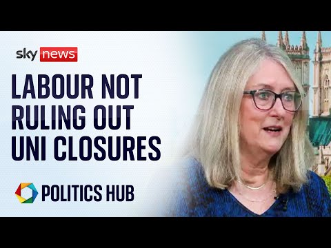 Education Minister Jacqui Smith not ruling out university closures