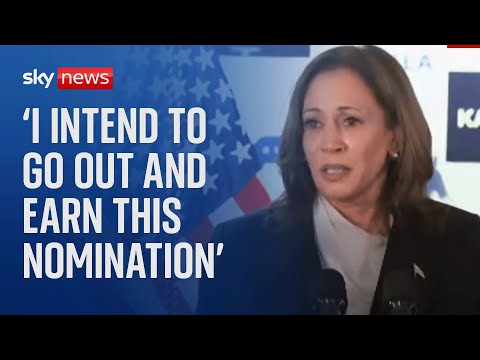 Kamala Harris tells supporters ‘I know Trump’s type’ – watch speech in full