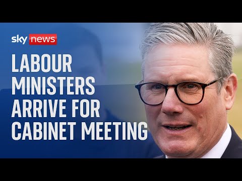 Watch live: Labour ministers arrive at 10 Downing St. for weekly cabinet meeting