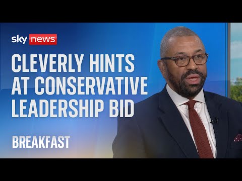 Shadow home secretary James Cleverly hints at Tory leadership bid