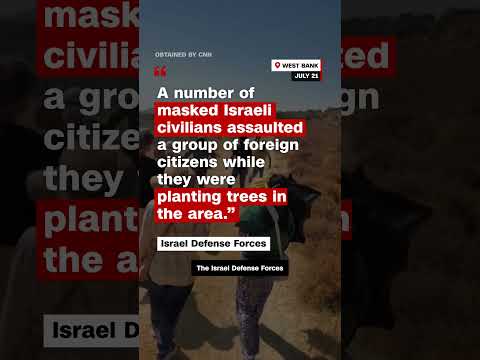 Video shows Israeli settlers attacking Palestinians and foreign activists