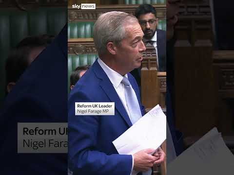 Nigel Farage calls Commons ‘Remainers’ Parliament’ in maiden speech